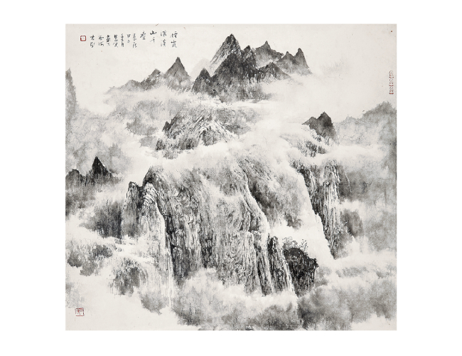 梁國(guó)榮  煙嵐?jié)獾角НB