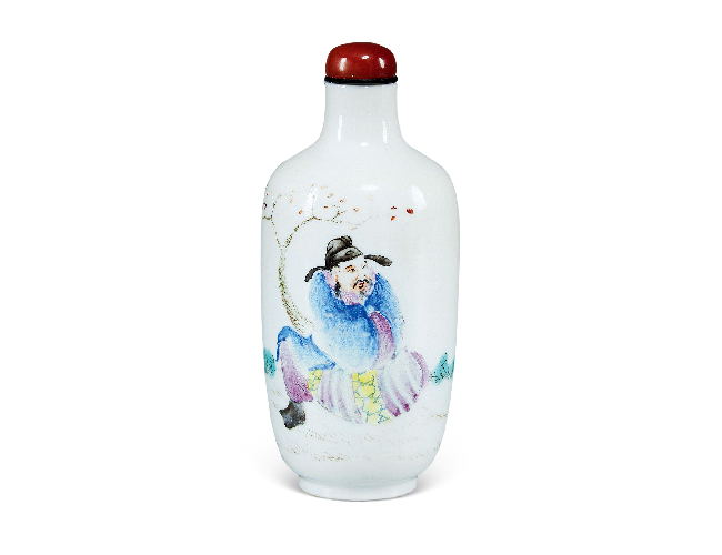 民國(guó)  粉彩李太白母壺